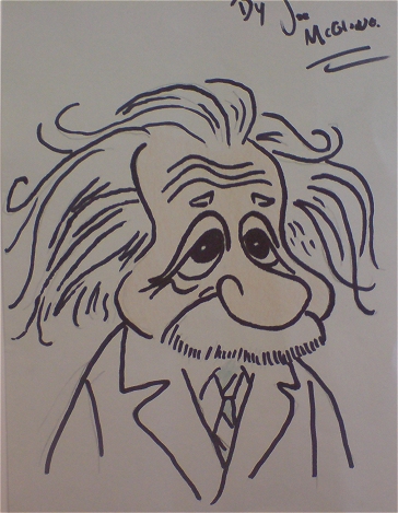 einsteindrawing Einstein by Joe McGlone